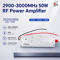 Module d'amplificateurs de puissance RF Lora GaN 50W 2900-3000MHz avec source de signal VCO intégrée, module anti-drone