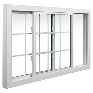 Cửa sổ trượt ngang uPVC tiết kiệm năng lượng, giá trị u 1.8 W/m²<span class=keywords><strong>k</strong></span>, cấu hình nhiều buồng, bảo trì thấp cho khí hậu Trung Đông - Product Image 2