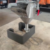 Robot d'impression 3D en béton industriel, machine d'impression 3D automatique pour la construction de maisons en mortier de ciment