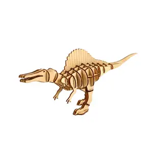 מודרני האחרון מחוייט מדעי מודיעין צעצוע Diy חדש דינוזאור סדרת עץ הרכבה פאזל