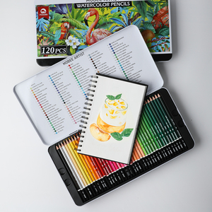 Bộ bút chì màu nước Mobee P-3511 72 màu chuyên nghiệp trong hộp kim loại dành cho nghệ sĩ, học sinh và người mới bắt đầu - Product Image 3