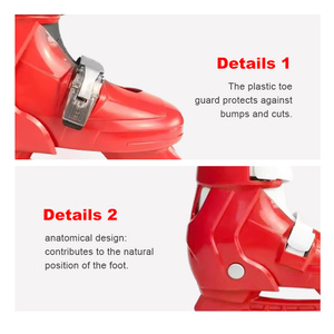 Patins à <span class=keywords><strong>glace</strong></span> professionnels pour femmes en acier inoxydable, couleur personnalisée, haute performance, doublure en <span class=keywords><strong>fourrure</strong></span> PVC résistante au froid, sans châssis - Product Image 5