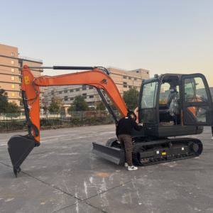 รถขุดรถขุดดินขนาดเล็กน้ำหนักในการดำเนินงาน6ตัน8ตันรถขุดตีนตะขาบขนาดเล็ก - Product Image 6