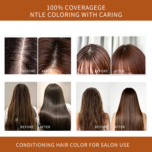 Crème colorante pour cheveux orange, teinte vive, haute pigmentation, résistante à la décoloration, longue durée, brillance lisse, hydratante, professionnelle, OEM ODM - Product Image 5