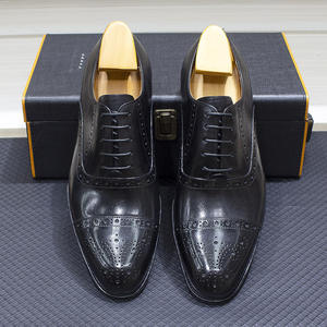 รองเท้าอ็อกซ์ฟอร์ดแบบสวมสำหรับผู้ชาย ฤดูใบไม้ร่วง ปี 2026 หนังแท้ ลายปัก ระบายอากาศได้ดี กันลื่น น้ำหนักเบา - Product Image 1