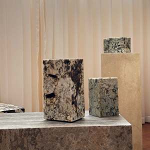 Lámpara de Mesa <span class=keywords><strong>Pandora</strong></span> Stone, Estilo Postmoderno de Lujo, Luz Wabi Sabi para Sala de Estar, Dormitorio, Mesita de Noche, Villa, Lámpara de Escritorio LED Creativa en Forma de Cubo - Product Image 2