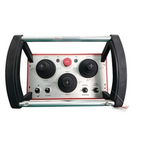 Télécommande radio industrielle 6 canaux, émetteur-récepteur sans fil rouge pour grue hydraulique, grue de camion, équipement lourd