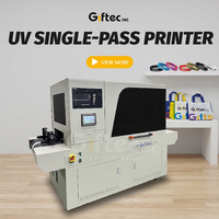 Imprimante UV à passage unique Giftec pour bracelets et étiquettes |   Machine d'impression numérique à jet d'encre haute vitesse 1200 DPI pour impression personnalisée