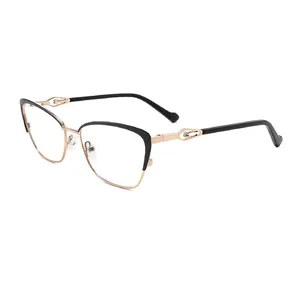 热卖时尚经典男士眼镜平框眼镜光学镜架高品质金属眼镜