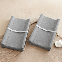 Compresser le coussin à langer portatif de couche de bébé avec la mousse imperméable de doublure de couverture souple contournée pour le voyage extérieur