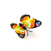 Decorações internas piscando colorida borboleta luz noturna bebê luzes laterais