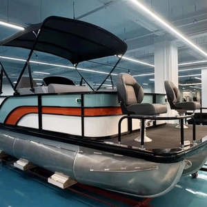 เรือพอนทูนสำหรับพักผ่อนและตกปลา 6 ที่นั่ง ได้รับการรับรองมาตรฐาน CE - Product Image 5