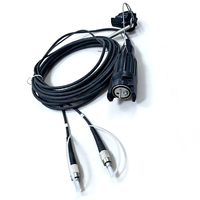Connecteur optique extérieur noir à prix d'usine, câble blindé de terrain FC YZB, assemblages de fibres à 2 cœurs