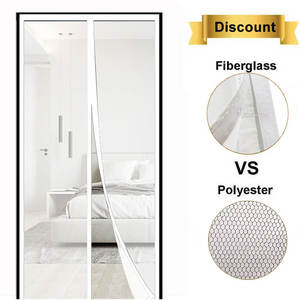 <span class=keywords><strong>Rideau</strong></span> de Porte Magnétique Moustiquaire Anti Moustique Maille Rideaux Moderne Entrée Fibre de Verre <span class=keywords><strong>pour</strong></span> Porte Chemin/Porche/<span class=keywords><strong>Van</strong></span>/Garage - Product Image 5