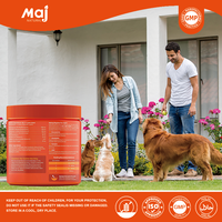Complément alimentaire pour chiens à la saveur de foie, formulé par des vétérinaires, pour le soutien des articulations, 90 comprimés à mâcher souples, aide professionnelle pour les hanches et les articulations