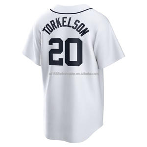 Camiseta de Béisbol Cosida al por Mayor 2026 Miguel Cabrera <span class=keywords><strong>Spencer</strong></span> Torkelson Tarik Skubal 35 Verlander 7 McGonigle 28 Baez 31 Greene - Product Image 5