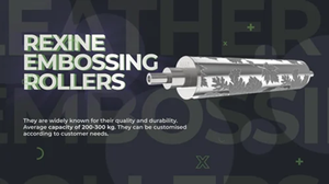 Ready to Ship Polished Aluminum Alloy <b>Metal</b> Embossing <b>Roller</b> with Leather Cut Processing Service Available - Product Image 4