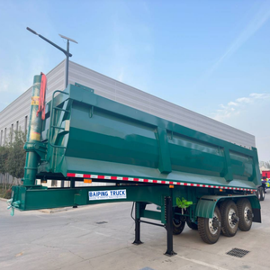 Semi-remorque à 3 essieux pour le <span class=keywords><strong>transport</strong></span> de pierres de sable et de déchets rocheux pour le <span class=keywords><strong>transport</strong></span> de la mine/du charbon. - Product Image 2