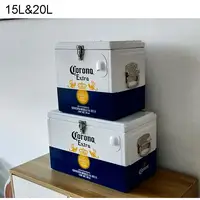 Corona caixa refrigeradora/caixa de cerveja/refrigerador isolado ao ar livre