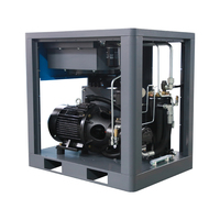 Compresseur 1.1m3/min à faible bruit 7.5kw 10hp VSD compresseur d'air à vis stationnaire rotatif de type onduleur pour usage industriel