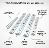 Connecteur en T pour profilés en aluminium – Pièce de raccordement linéaire pour assemblage de cadres d'extrusion 2020, 3030, 4040 – Vente en gros