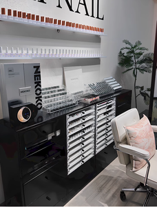 Mueble de Exhibición para Esmaltes de Uñas, Gabinete de Almacenamiento para Cosméticos y Productos de Belleza, Ideal para Salones de Belleza - Product Image 3