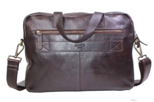 Nouveauté Sac pour ordinateur portable en cuir véritable pour homme Grande capacité Cuir de vachette pleine fleur Logo personnalisé Vente en gros - Product Image 3