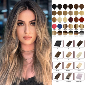 Atacado: Extensões de Cabelo Humano Russo Europeu Grau 12A com Fita Adesiva, Super Dupla Trama, 100% Cabelo Remy Real - Product Image 4