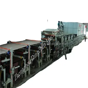 Corrugate carton complete line,waste paper and cardboard recycling small plant,paper machine manufacturer