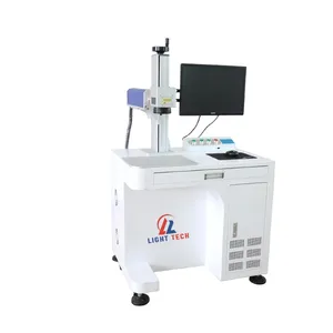 Penjualan khusus Tiongkok mesin cetak penanda Laser UV jenis meja untuk pipa logam