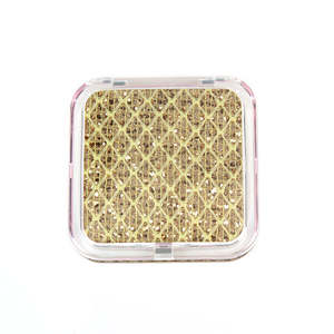 Clear Acrylic Square Compact <b>Mirror</b> Chunky Glitter Sequin Dual Sided HD Glass Folding Pocket Makeup <b>Mirror</b> Bulk Wholesale - Product Image 5