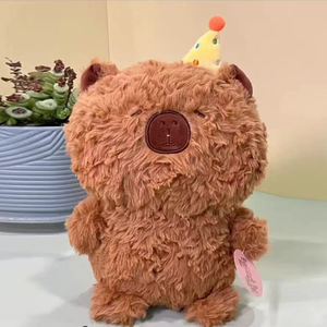 Peluche Capybara Super Douce de 8 Pouces, Fabrication Personnalisée de Jouets en Peluche, Jouet en Peluche de Noël pour Machine à Griffes - Product Image 1