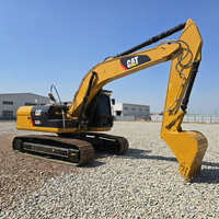 Excavatrices sur chenilles d'occasion 23 tonnes, moteur C6.4, équipées de Caterpillar CAT323DL avec moteurs puissants