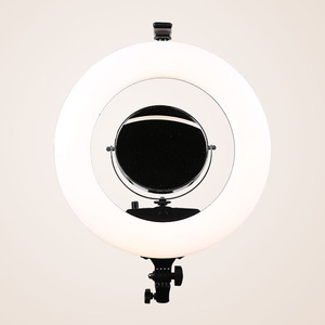 Aro de Luz LED para Selfies de 18 Pulgadas con Pantalla LCD, USB, para Belleza, Video, <span class=keywords><strong>Estudio</strong></span>, Fotografía, Lámpara Circular Regulable con Trípode de 2m - Product Image 4
