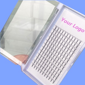 Extensiones de Pestañas Premade en Abanico con Base Puntiaguda de Pelo Sintético de Alta Calidad Hechas a Mano al por Mayor, Naturales y Largas - Product Image 1