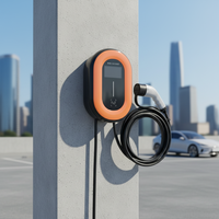 Borne de recharge murale 7 kW 32 A de qualité supérieure avec système POS intégré, borne de recharge pour véhicules électriques OEM pour usage commercial