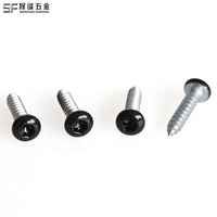 Vis autotaraudeuses à tête Torx cylindrique, revêtement noir, en acier inoxydable 1022 SS304 316, filetage grossier et fin pour métal et plastique, métrique et impérial