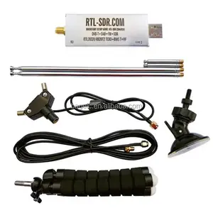 RTLSDR Software Defined Radio with Multipurpose Dipole Antenna with R820T2 RTL2832U 1PPM TCXO RTL SDR V3