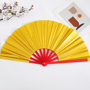 <span class=keywords><strong>Chinese</strong></span> stijl Tai Chi waaier Kung Fu geluidswaaier woorden rode plastic draak Yin-Yang patroon vierkante dans vechtsport - Product Image 2