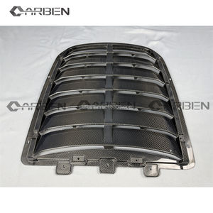 Copertura Decorativa in Fibra di Carbonio Stile GT500 per la Parte Centrale del Cofano Motore in Lega di Alluminio Aggiornato per Ford Mustang - Product Image 5