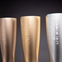 Nouvel Arrivage Trophée Carré en Alliage d'Aluminium Gravé au Laser pour Compétition, Employé d'Excellence, Remise de Diplôme, Retraite