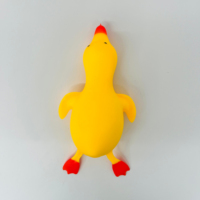 Meilleures ventes Entrepôt USA Canard géant réaliste jaune et blanc, jouet à presser mignon, balle anti-stress sensorielle