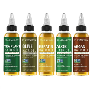 OEM/ODM FLASINASION Aceite Orgánico para el Crecimiento del Cabello con Biotina, Aceite de Ricino y Jojoba, Tratamiento para un Cabello Más Grueso y Abundante, Suero Anticaída - Product Image 1