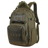 Sac à dos tactique en nylon imperméable de style national, personnalisable en gros, 25-35L, avec compartiment pour ordinateur portable et fermeture éclair