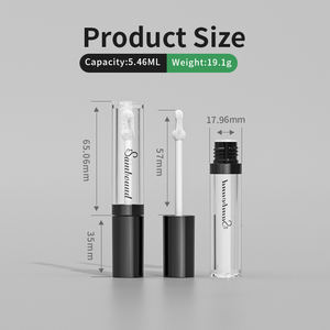 ผู้ผลิตหลอดลิปกลอสแบบกำหนดเอง ขวดลิปกลอสพลาสติก Sambound YR7018B พิมพ์ซิลค์สกรีน ปั๊มร้อน สำหรับลิปกลอส - Product Image 6