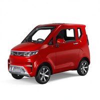 Scooter de mobilité fermé à 4 roues Mini voiture électrique à basse vitesse sans permis de conduire pour les personnes âgées