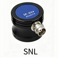Sonde droite monocristalline ultrasonique en alliage aérospatial, transducteur NDT industriel pour test de composants aéronautiques de précision