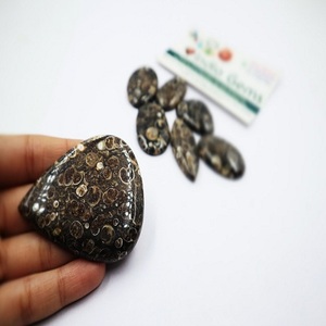 Lote de cabujones de jaspe tortuga natural de calidad AAA+, gemas sueltas de jaspe tortuga para la fabricación de joyas, por gramo. - Product Image 1