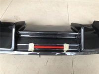 Diffuseur arrière en fibre de carbone de style LED OEM pour Audi A4 B8 Diffuseur de séparateur de pare-chocs arrière régulier