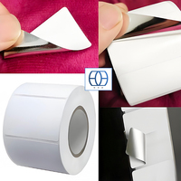 Autocollant adhésif personnalisé A4 Conception en caoutchouc de pneu sur PP brillant avec carton à haute adhérence emballé
